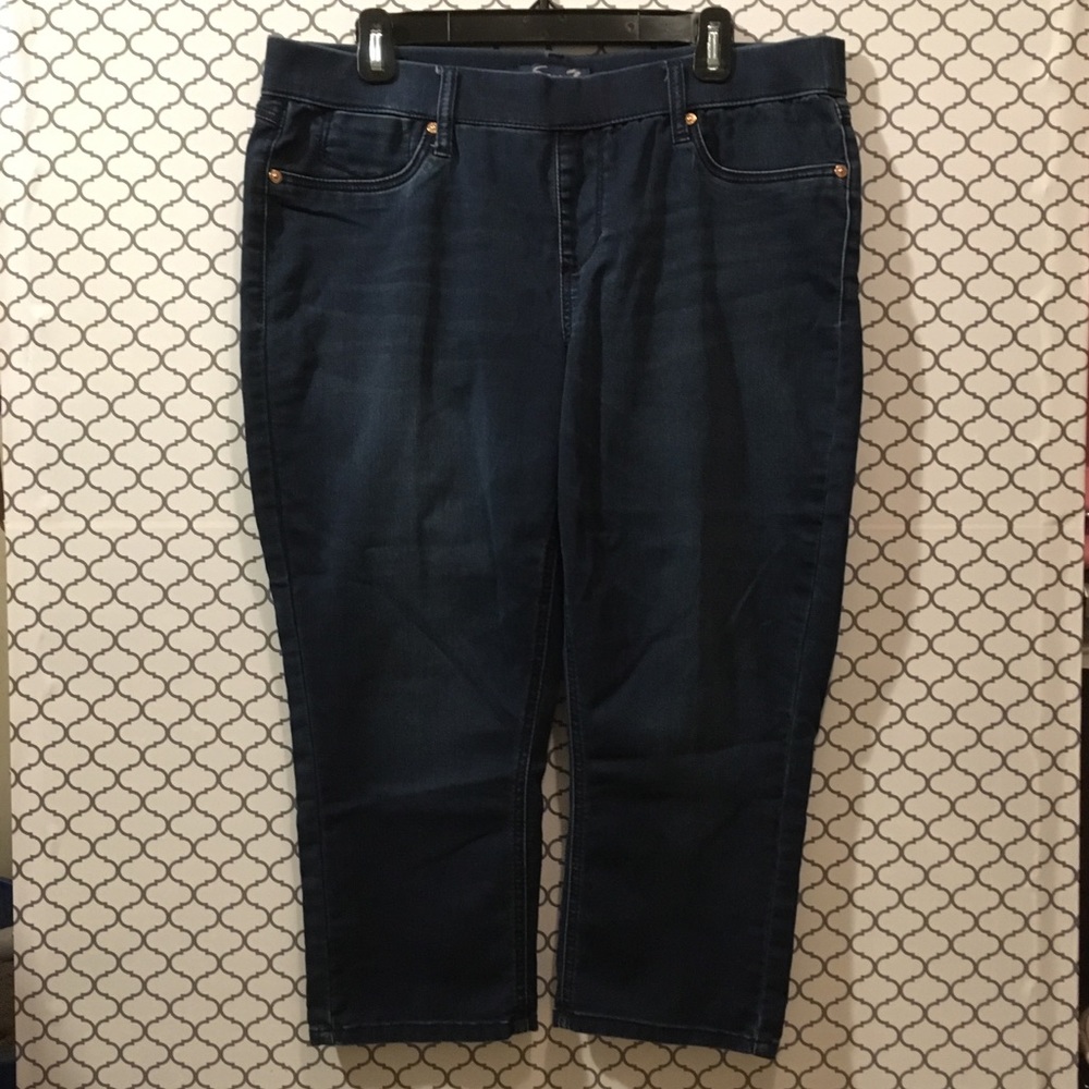 Seven7 Stretchy Crop Jeans